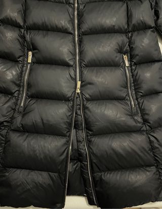 Plumífero mujer Mango Negro Talla S