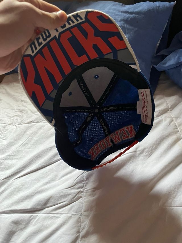 Gorra New York Knicks Azul y Beige