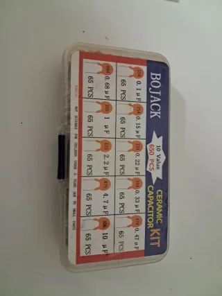 Surtido 650 Condensadores Cerámicos Bojack