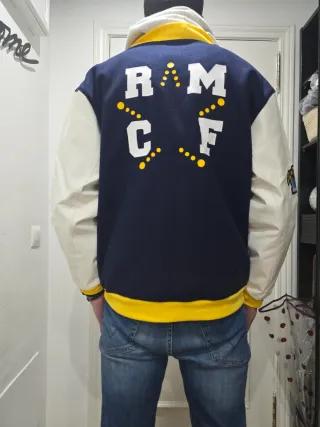 Chaqueta Bomber Real Madrid Adidas Azul