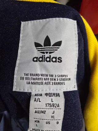 Chaqueta Bomber Real Madrid Adidas Azul