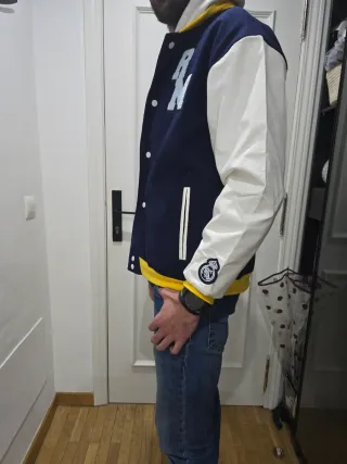 Chaqueta Bomber Real Madrid Adidas Azul