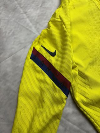 Maglia Calcio Barcellona Nike Mezza Zip Gialla