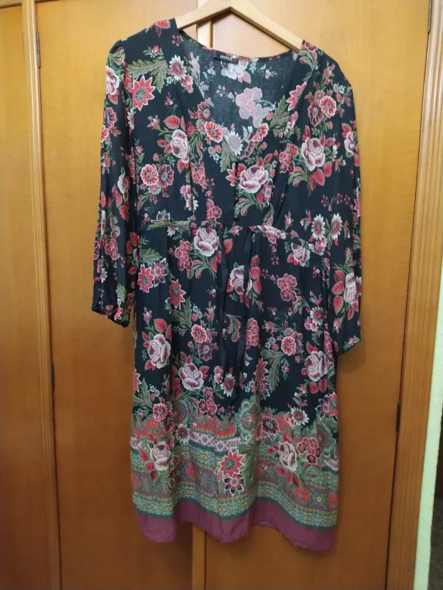 Vestido estampado Antea