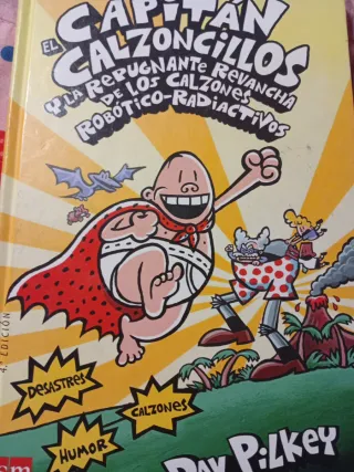 Libro de el capitán calzoncillos