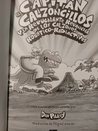 Libro de el capitán calzoncillos