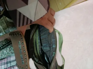 Borsa Diesel Marrone e Verde Militare