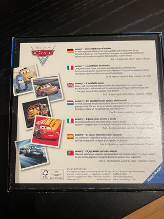 Ravensburger Memory Cars 3 - 72 carte