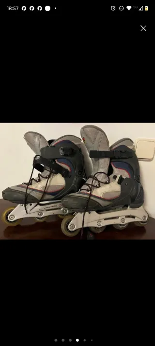 Patines en línea Fila usados talla 43