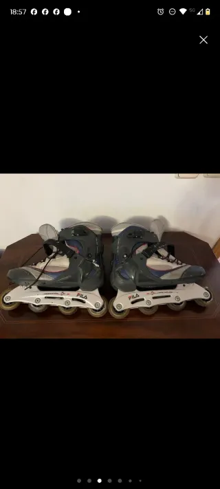 Patines en línea Fila usados talla 43