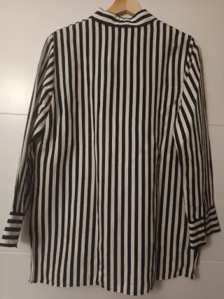 Camisa oversize Zara rayas