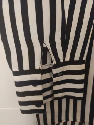 Camisa oversize Zara rayas