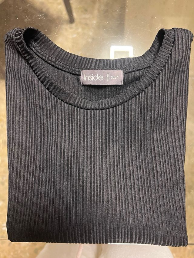 Camiseta Inside manga corta negra Talla S