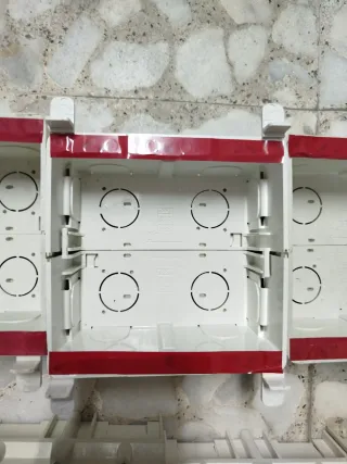 Lote Cajas Empotrar Tegui 1 Módulo