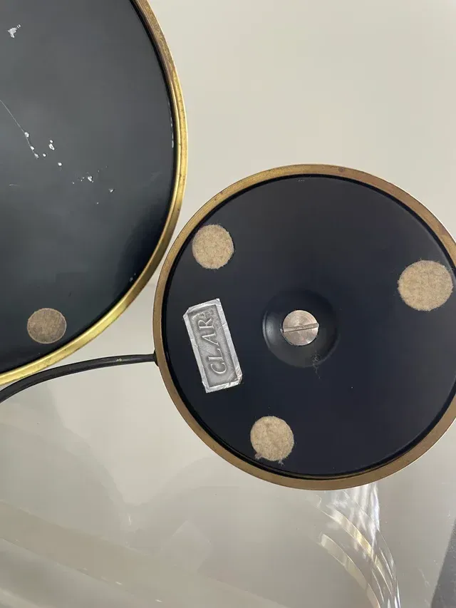 Lampada da Tavolo Elegante in Nero e Oro