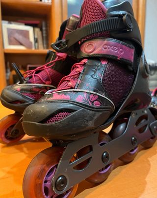 Patines Oxelo niña + protecciones