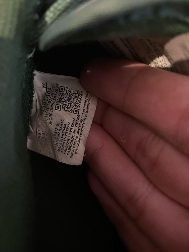 Nike Dunk Low Verdes y Blancas