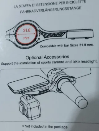 Soporte Manillar iGPSPORT M80 Garmin