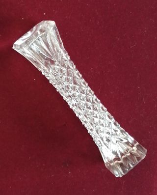 Set 6 Poggiaposate Vetro Pressato Vintage Anni 70