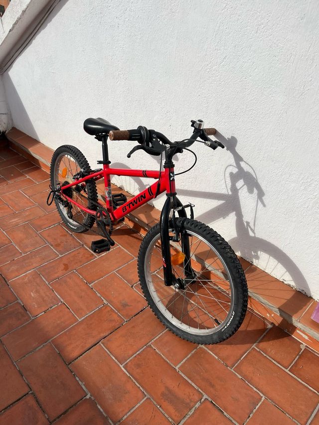 Bicicleta Infantil Roja Btwin