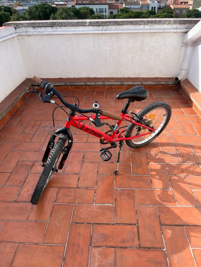 Bicicleta Infantil Roja Btwin