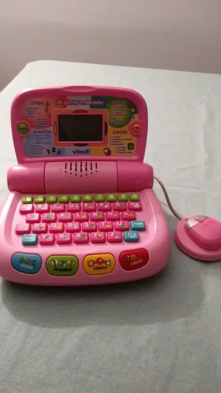 Ordenador Vtech rosa para niños