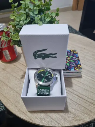 Reloj Lacoste Verde y Plateado