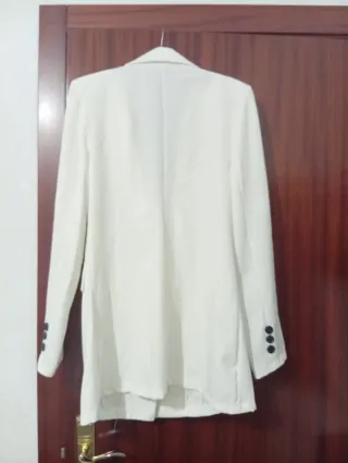 Blazer blanco mujer