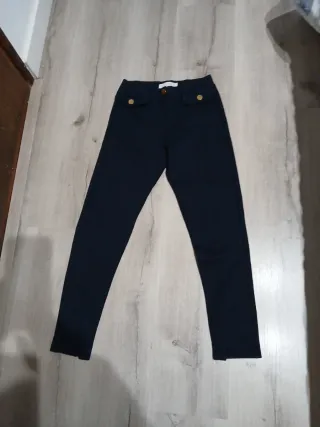 Pantalón de vestir azul marino para niña de Zara