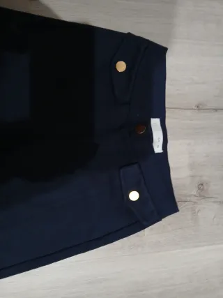 Pantalón de vestir azul marino para niña de Zara