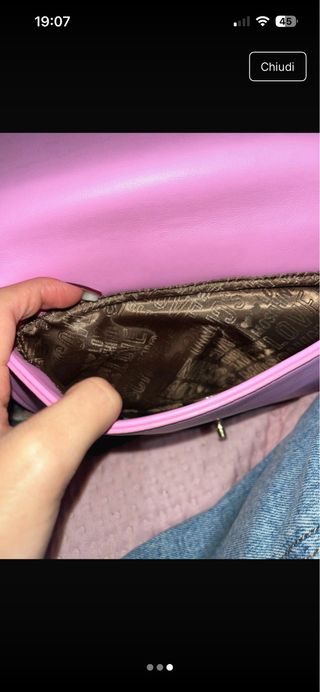 Borsa Love Moschino rosa con portamonete