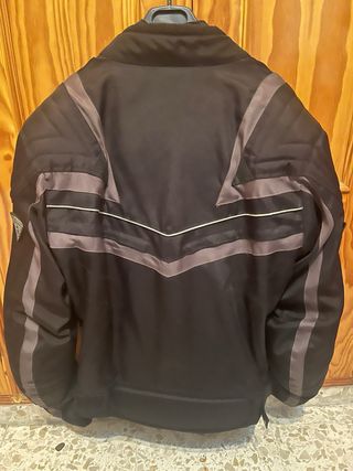 Chaqueta Moto Hombre Old Star Negra