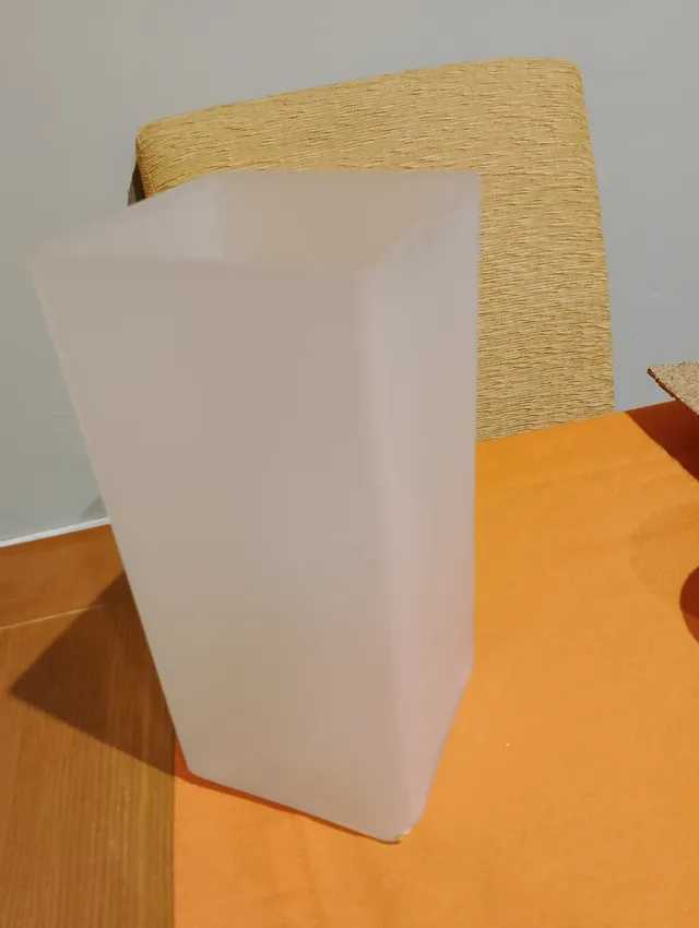 Lámpara Cubo vidrio Transparente