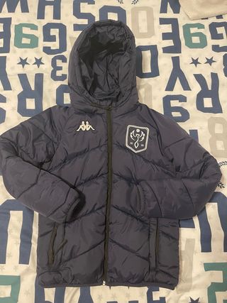 Abrigo azul acolchado Kappa club zafiro fútbol