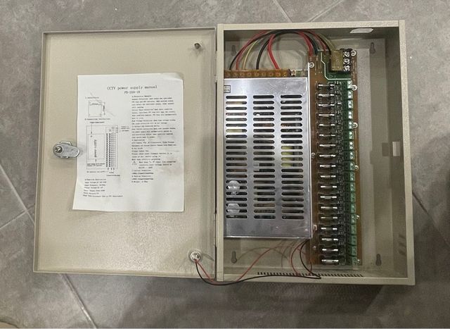 Fuente Alimentación CCTV 12V 18 Salidas PD-250-18