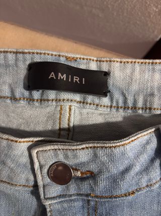 Pantalones Amiri Vaqueros Desgastados
