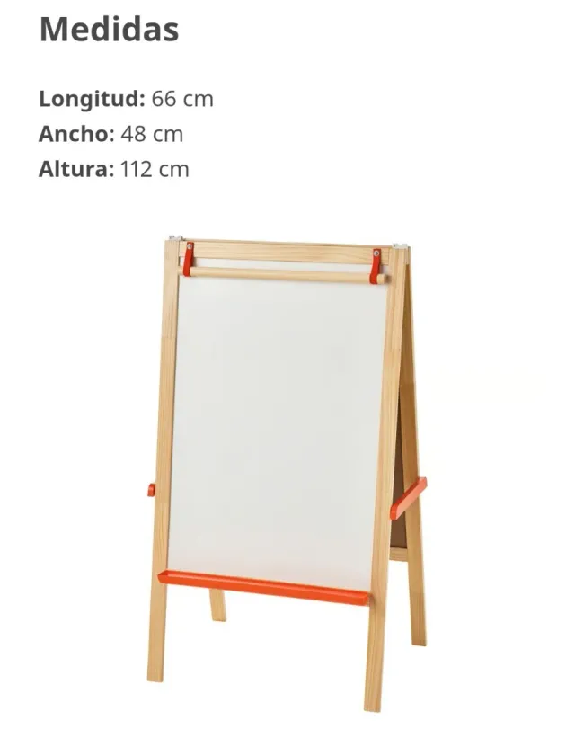 Pizarra caballete madera Ikea