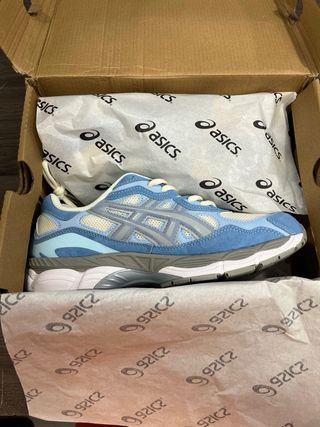 Zapatillas Asics gel-NYC Azules y Beige