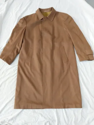 Gabardina/abrigo lana t.58 camel
