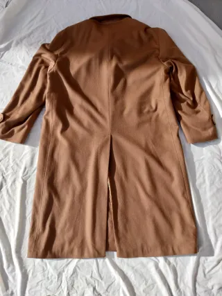 Gabardina/abrigo lana t.58 camel