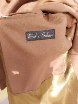 Gabardina/abrigo lana t.58 camel