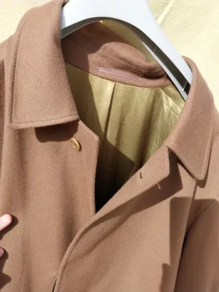 Gabardina/abrigo lana t.58 camel