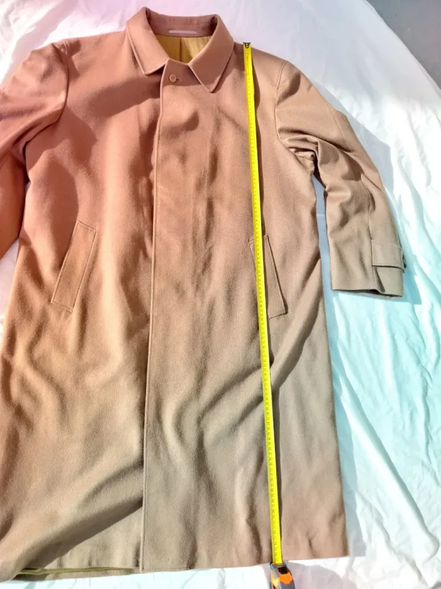 Gabardina/abrigo lana t.58 camel