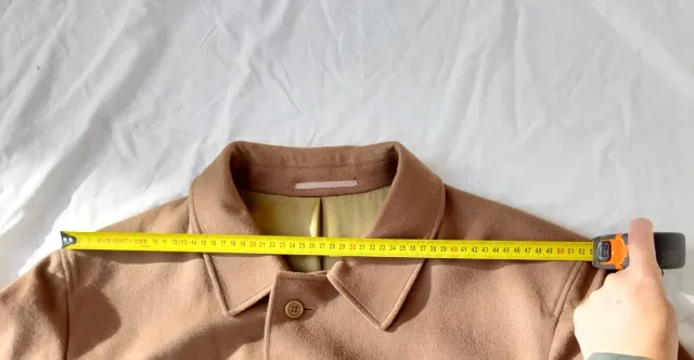 Gabardina/abrigo lana t.58 camel