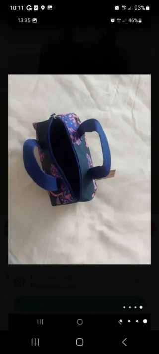 Neceser nuevo estampado floral