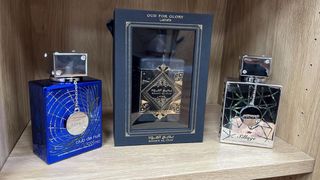 Perfume de Lujo Dorado y Negro