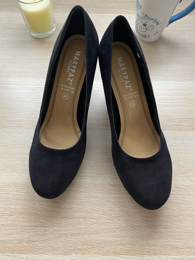 Tacones negros salón sin usar