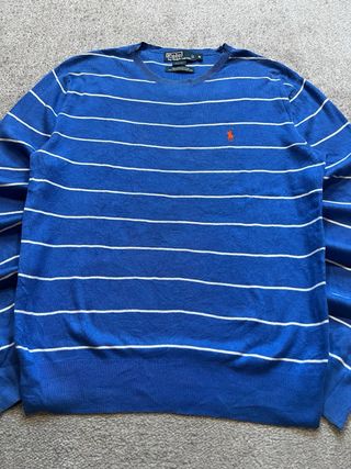 Jersey Polo Ralph Lauren Azul y Blanco