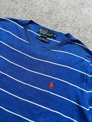 Jersey Polo Ralph Lauren Azul y Blanco