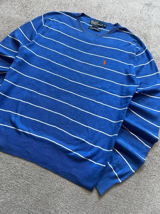 Jersey Polo Ralph Lauren Azul y Blanco